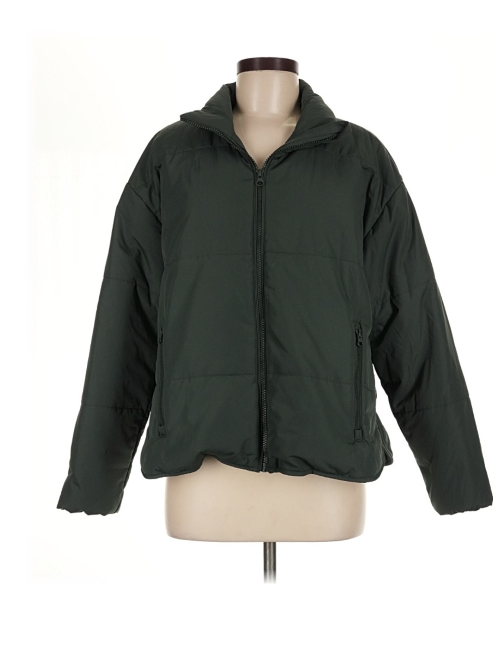 Quince Women’s Featherless Puffer Jacket Verdant Pine Size Medium